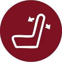 Plush reclining seats