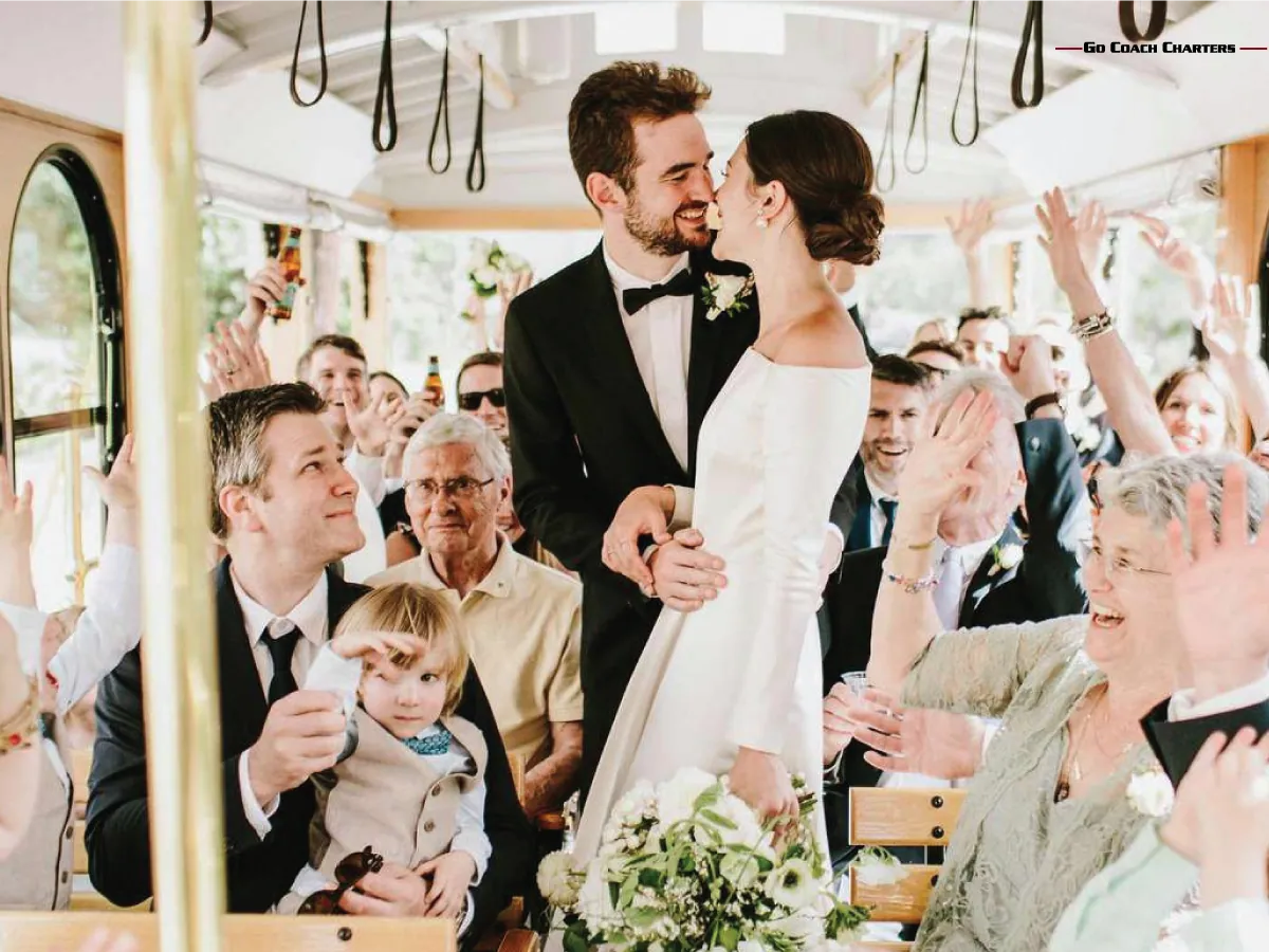 Wedding event bus transport in Edmonton