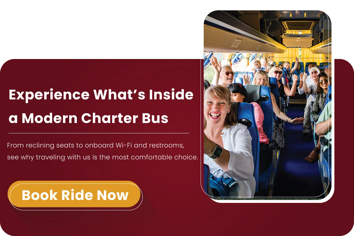 What to Expect Inside a Charter Bus — A First-Timer's Guide detail 2