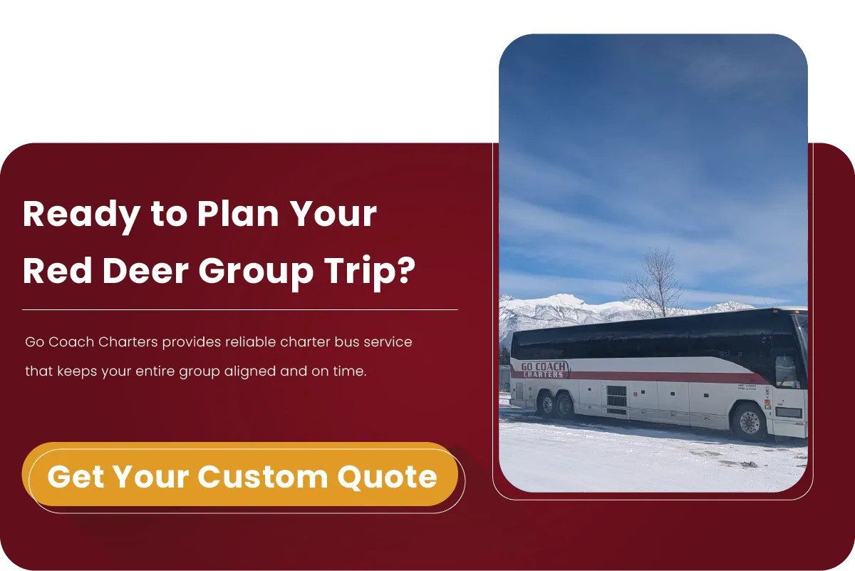 Red Deer city entrance welcome sign in autumn