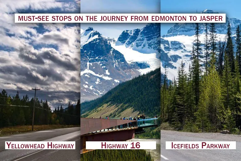 Edmonton to Jasper detail 1