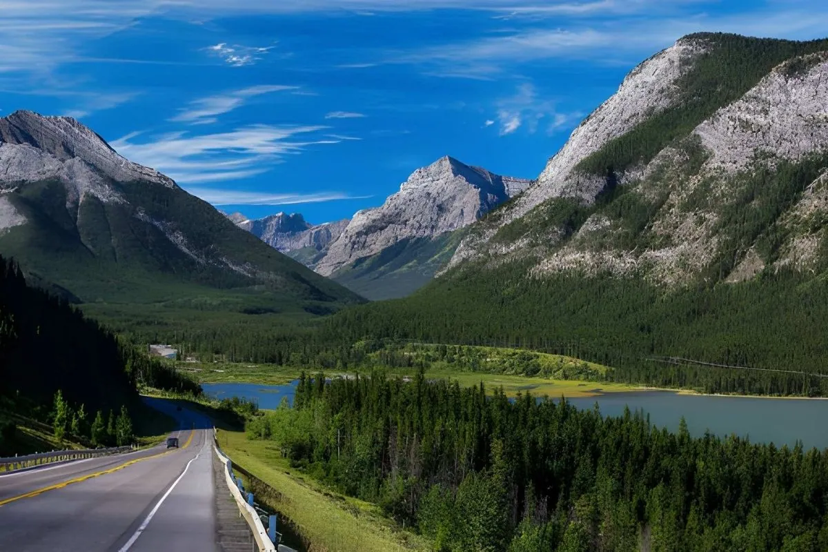 Edmonton to Banff detail 2